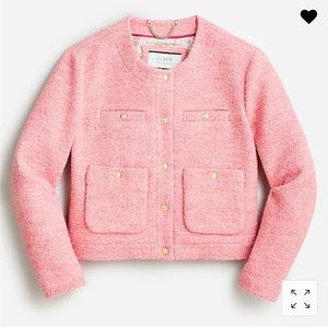 ISO Collection cropped lady jacket in Italian wool-blend bouclé